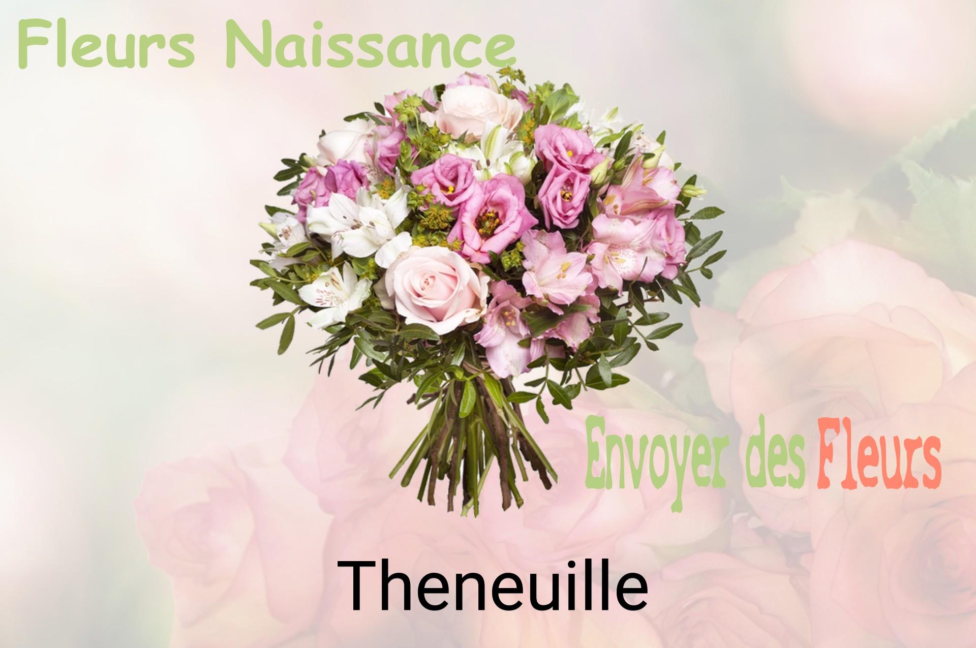 Bouquet de fleurs de naissance livré à Theneuille